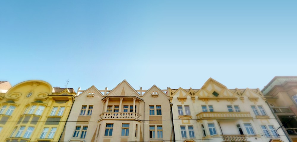 Rezidence Klatovská - pohled z Klatovské ulice, Plzeň